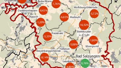Bevölkerungsentwicklung in der Werra-Wartburgregion